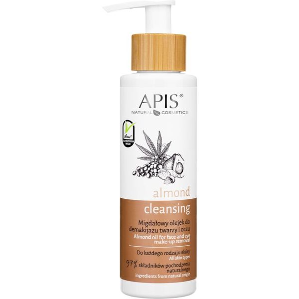 Apis Natural Cosmetics Apis Natural Cosmetics Almond почистващо и премахващо грима масло 150 мл.