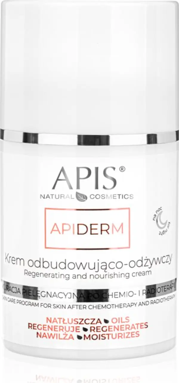 Apis Natural Cosmetics Apis Natural Cosmetics Apiderm нощен регенериращ крем с подхранващ ефект 50 мл.