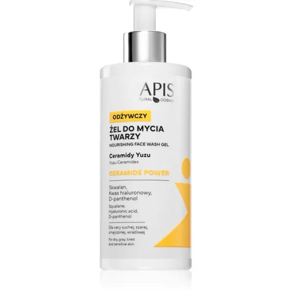 Apis Natural Cosmetics Apis Natural Cosmetics Ceramide Power почистващ гел за лице 300 мл.