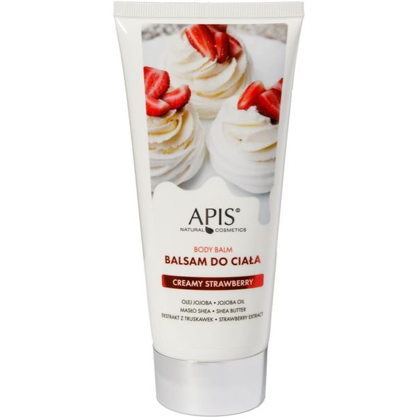 Apis Natural Cosmetics Apis Natural Cosmetics Creamy Strawberry хидратиращ балсам за тяло 200 мл.