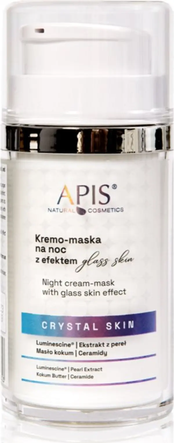 Apis Natural Cosmetics Apis Natural Cosmetics Crystal Skin нощен крем-маска за освежаване и хидратация 50 мл.