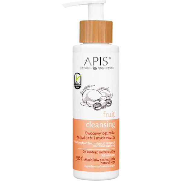 Apis Natural Cosmetics Apis Natural Cosmetics Fruit Cleansing емулсия за почистване на грим за перфектно почистена кожа 150 мл.