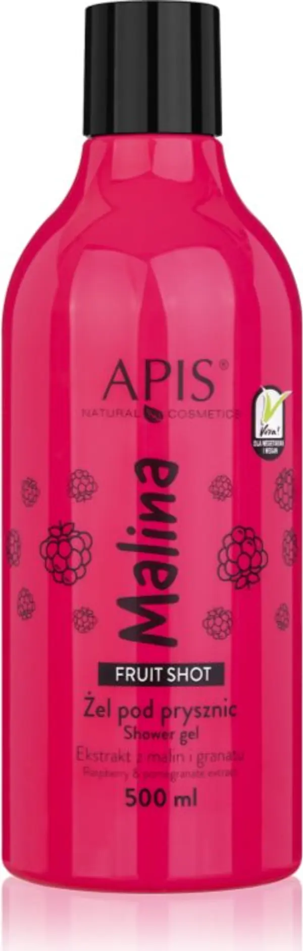 Apis Natural Cosmetics Apis Natural Cosmetics Fruit Shot Raspberry душ гел 500 мл.