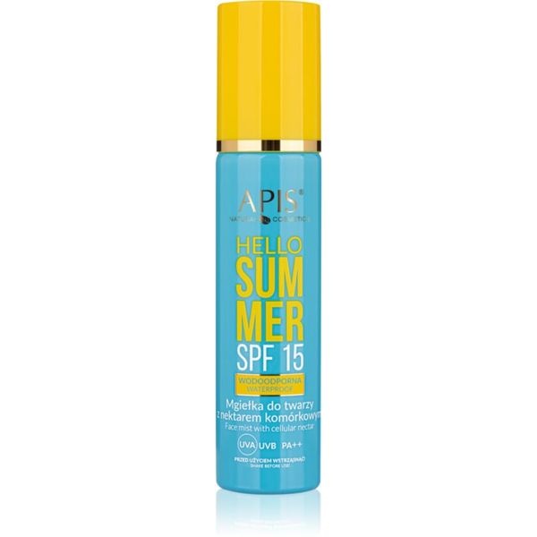 Apis Natural Cosmetics Apis Natural Cosmetics Hello Summer слънцезащитна мъгла за лице SPF 15 150 мл.