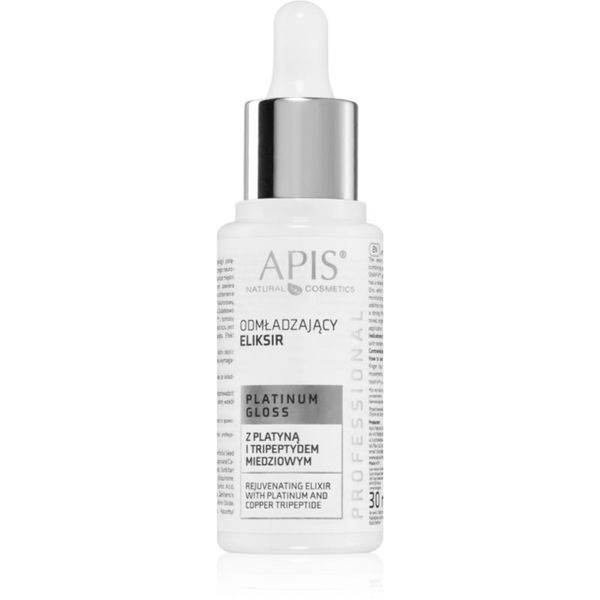 Apis Natural Cosmetics Apis Natural Cosmetics Platinum Gloss еликсир за лице с подмладяващ ефект 30 мл.