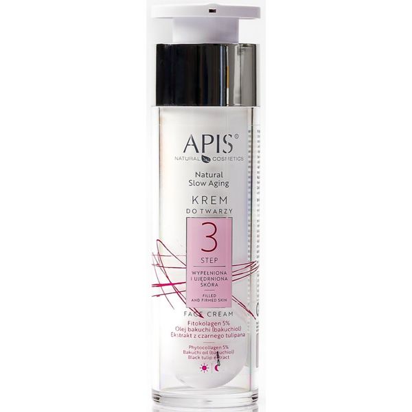 Apis Natural Cosmetics Apis Natural Cosmetics Slow Aging Step 3 попълващ и изглаждащ крем за зряла кожа 50 мл.