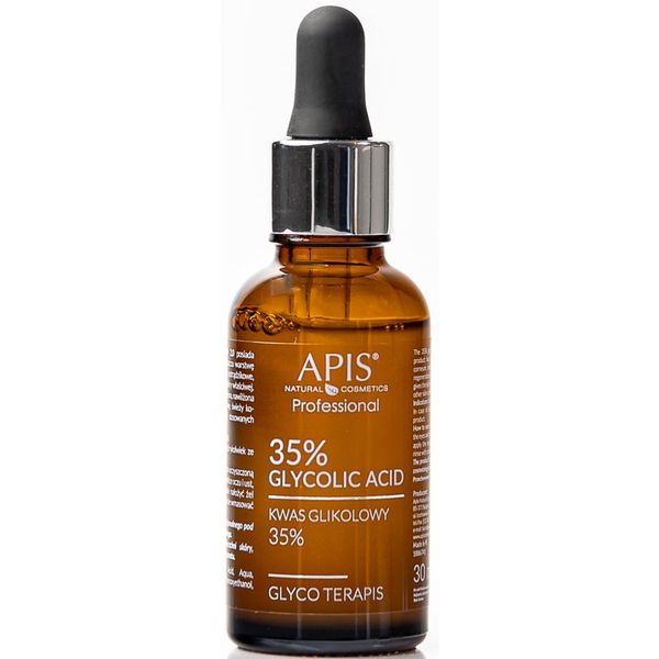 Apis Natural Cosmetics Apis Natural Cosmetics TerApis 35% Glycolic Acid изглаждащ ексфолиращ серум за регенерация и възстановяване на кожата 30 мл.