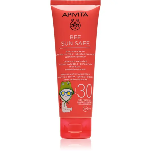 Apivita Apivita Bee Sun Safe Baby Sun Cream SPF30 детски крем за слънчеви бани SPF 30 100 мл.