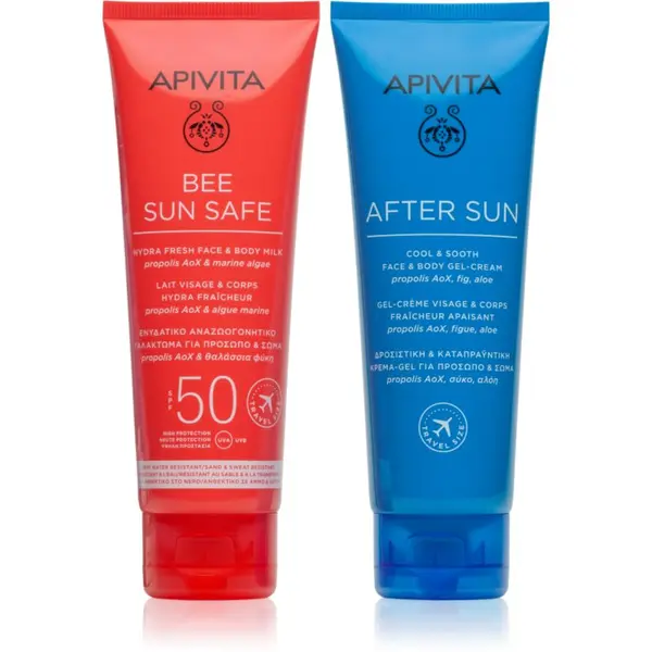 Apivita Apivita Bee Sun Safe Beach Essentials комплект за тен