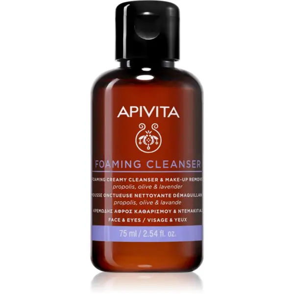 Apivita Apivita Cleansing Foaming Cleanser нежна почистваща пяна 75 мл.