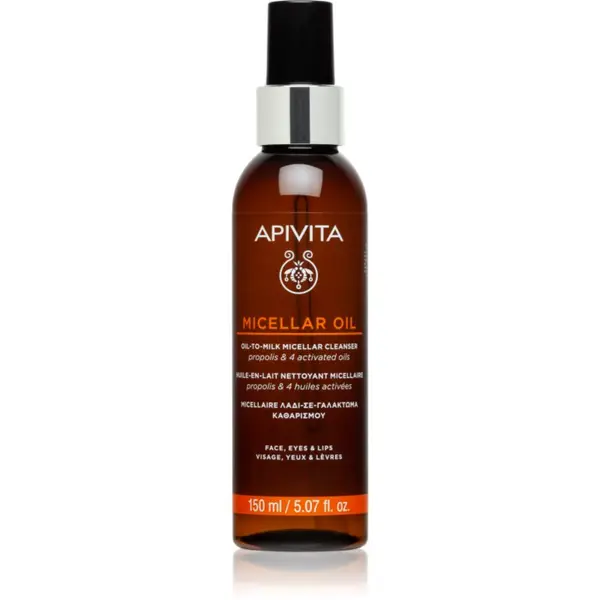 Apivita Apivita Cleansing Micellar Oil почистващо и премахващо грима масло 150 мл.