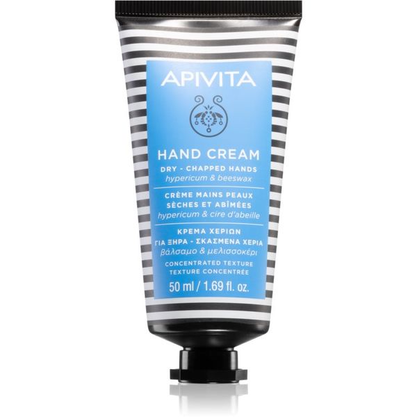 Apivita Apivita Hand Care Hypericum & Beeswax крем за ръце за суха и чувствителна кожа с хидратиращ ефект 50 мл.