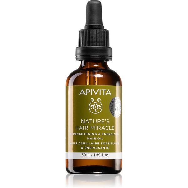 Apivita Apivita Holistic Hair Care Nature's Hair Miracle олио  за укрепване на косата 50 мл.