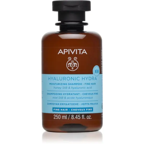Apivita Apivita Hyaluronic Hydra Fine Hair Moisturizing Shampoo хидратиращ шампоан за фина коса 250 мл.
