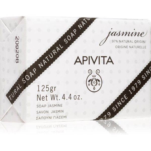 Apivita Apivita Natural Soap Jasmine почистващ твърд сапун 125 гр.