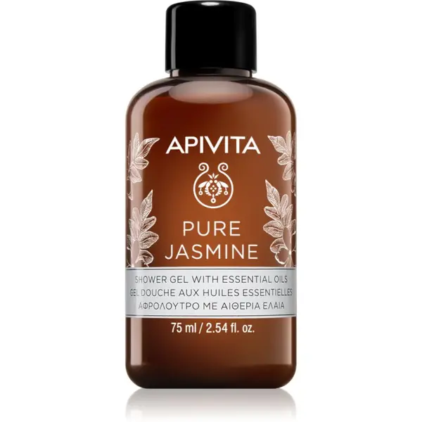Apivita Apivita Pure Jasmine Shower Gel хидратиращ душ гел с есенциални масла 75 мл.