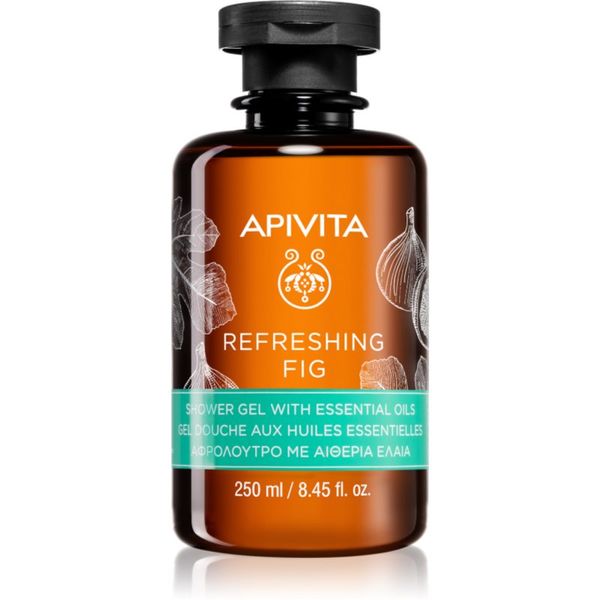 Apivita Apivita Refreshing Fig освежаващ душ гел с есенциални масла 250 мл.