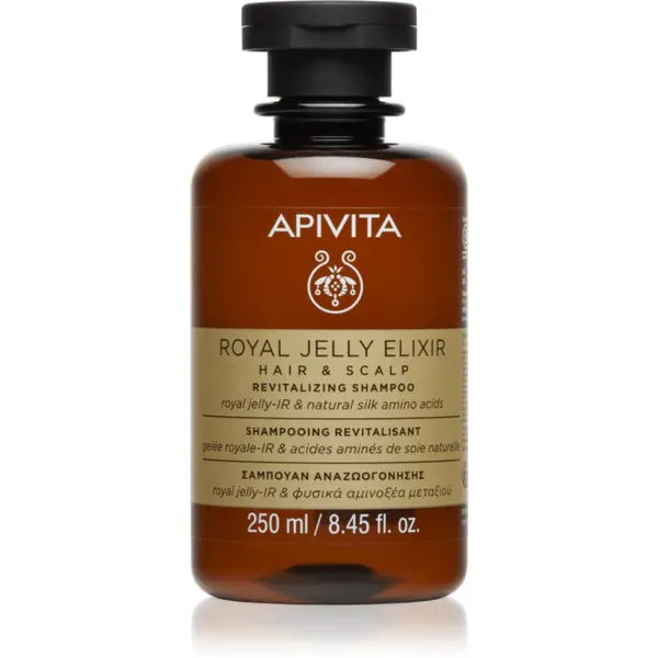 Apivita Apivita Royal Jelly Elixir Revitalizing Shampoo ревитализиращ шампоан против признаците на стареене на косата 250 мл.