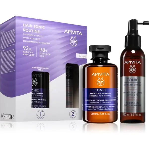 Apivita Apivita Tonic Men's Routine комплект против косопад