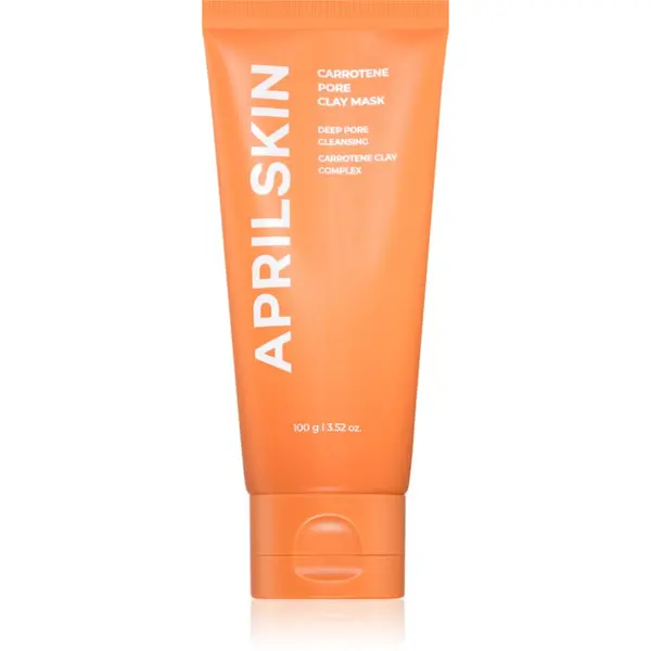 APRILSKIN APRILSKIN Carrotene IPMP Quick Dry Pore Tightening Clay Mask почистваща глинена маска за лице за разширени пори 100 гр.