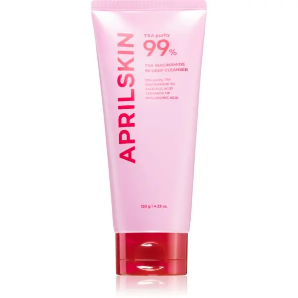 APRILSKIN APRILSKIN TXA Niacinamide 99 Deep Cleanser пяна за почистване и премахване на грим против черни точки 120 гр.
