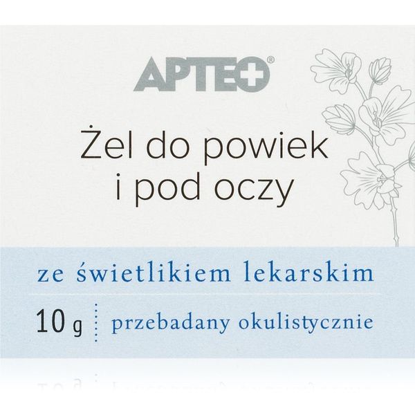 Apteo Apteo Eyelid and under eye gel гел за хидратиране и изпъване на кожата 10 гр.