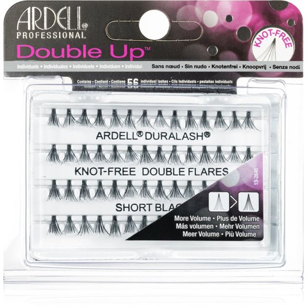 Ardell Ardell Double Up лепящи снопчета мигли без възли размер Short Black