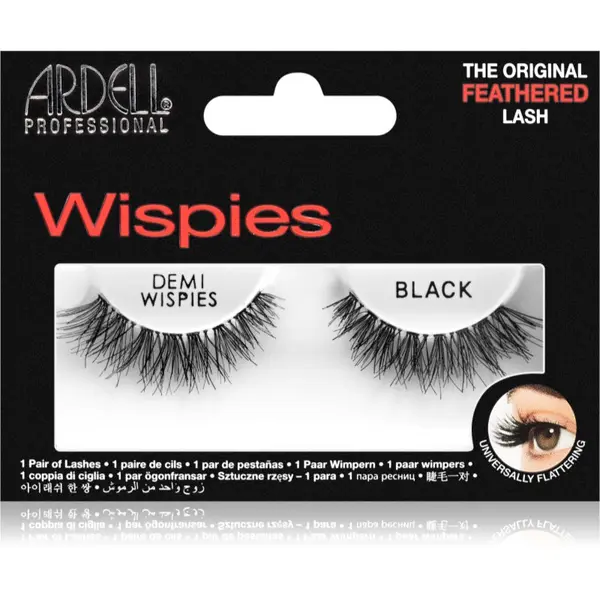 Ardell Ardell Professional Wispies изкуствени мигли Demi Wispies Black 1 бр.