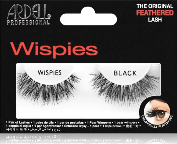 Ardell Ardell Professional Wispies изкуствени мигли Wispies Black 1 бр.