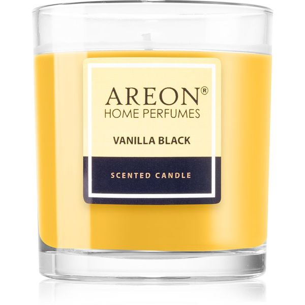 Areon Areon Scented Candle Vanilla Black ароматна свещ 120 гр.