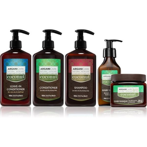 Arganicare Arganicare Coconut Set подаръчен комплект(за изключително суха и увредена коса)
