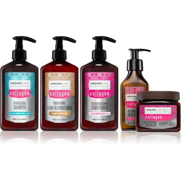 Arganicare Arganicare Collagen Set подаръчен комплект(за чуплива коса)