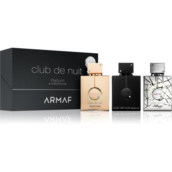Armaf Armaf Club de Nuit Man Intense, Sillage, Milestone подаръчен комплект за мъже унисекс 3x30 мл.