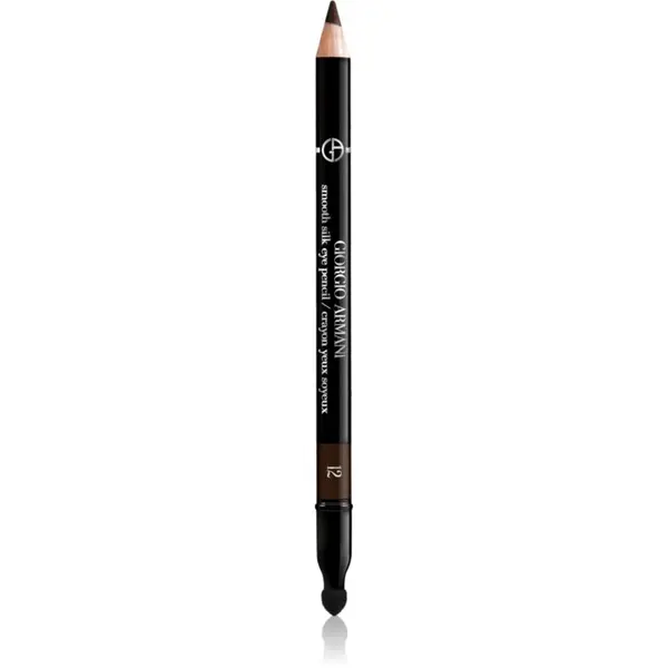 Armani Armani Smooth Silk Eye Pencil молив за очи с апликатор цвят 12 Brownship Black 1.05 гр.