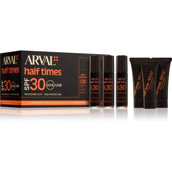 Arval Arval Half Times Fast Tanning Bottle + Tube Set комплект за ускоряване на тена