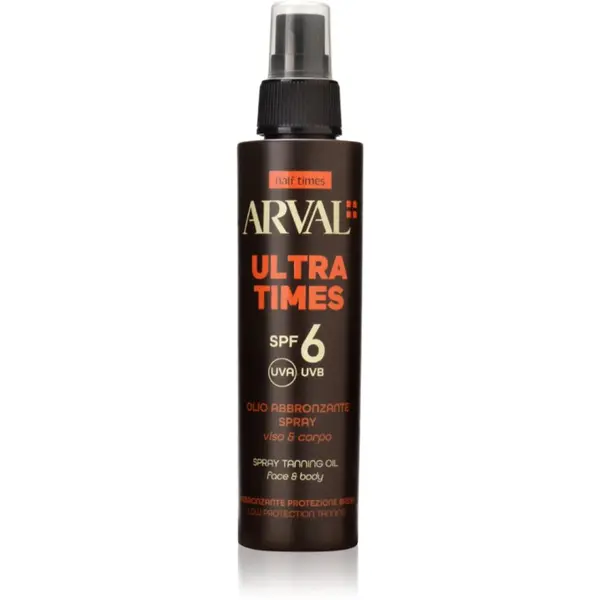 Arval Arval Half Times Ultra Times SPF 6 слънцезащитно олио за лице и тяло 125 мл.
