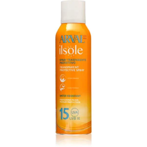 Arval Arval IlSole Transparent Protective Spray SPF 15 слънцезащитен крем в спрей SPF 15 200 мл.