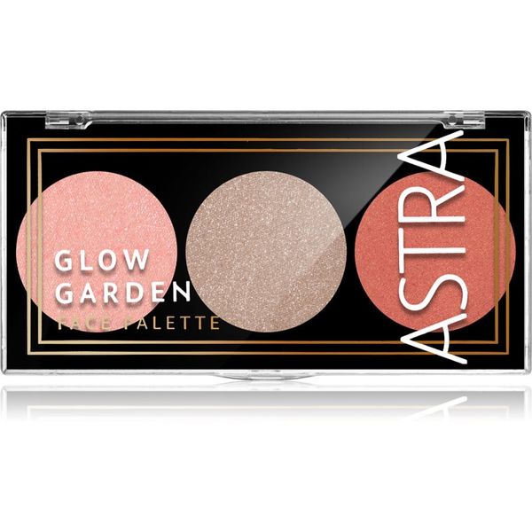 Astra Make-up Astra Make-up Palette Glow Garden палитра с озарители цвят Unconvential Sakura 7,5 гр.