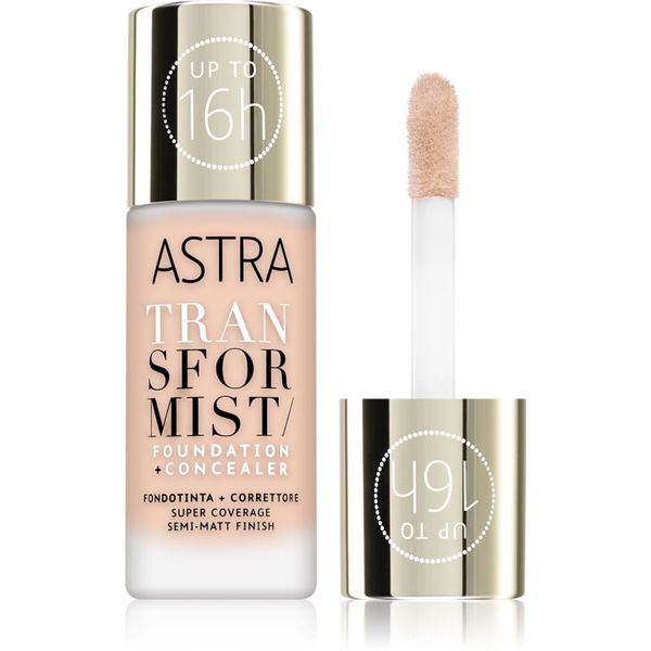 Astra Make-up Astra Make-up Transformist дълготраен фон дьо тен цвят 001N Alabaster 18 мл.
