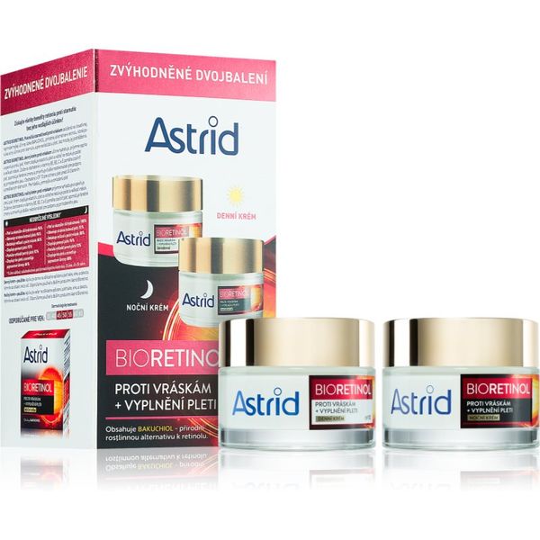 Astrid Astrid Bioretinol подаръчен комплект против бръчки за жени 2x50 мл.