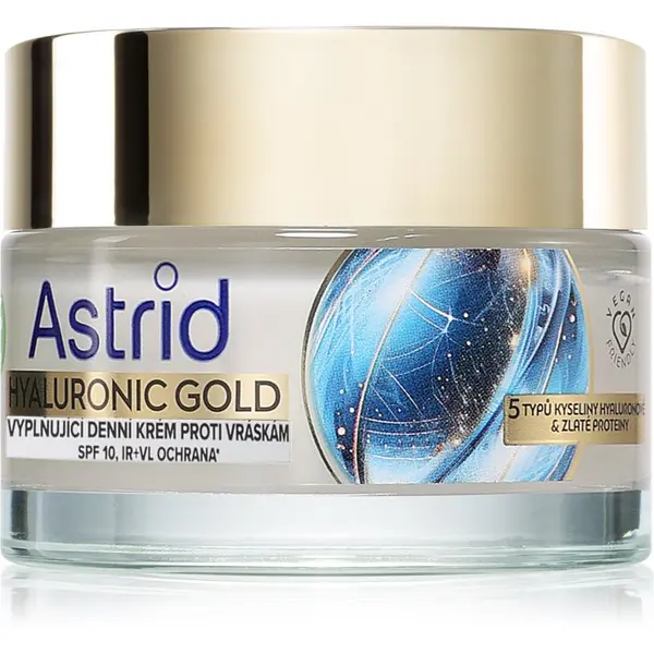 Astrid Astrid Hyaluronic Gold попълващ крем против бръчки 50 м