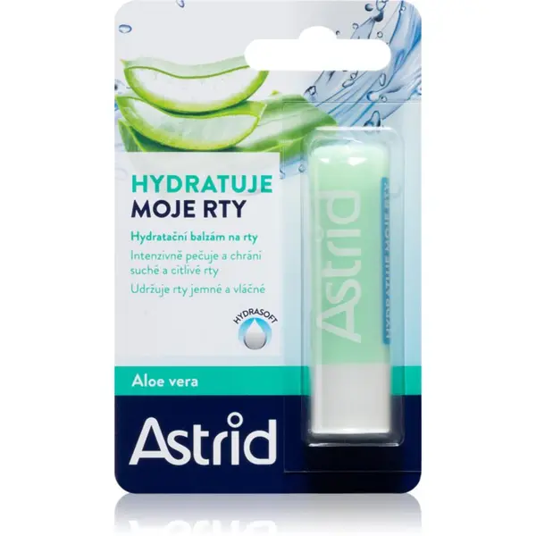 Astrid Astrid Lip Care хидратиращ балсам за устни с алое вера 4.8 гр.