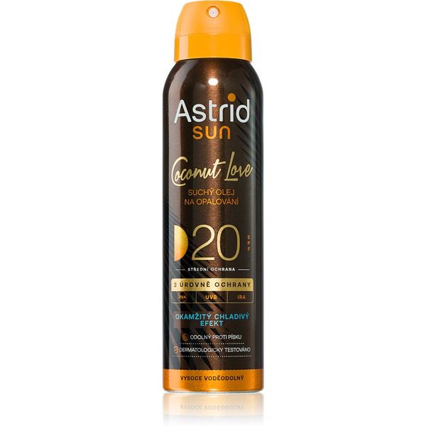 Astrid Astrid Sun Coconut Love олио за слънце SPF 20 със средна UV защита 150 мл.