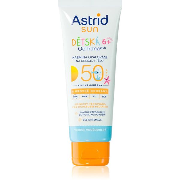 Astrid Astrid Sun детски крем за слънчеви бани SPF 50 75 мл.