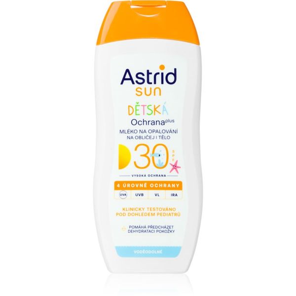 Astrid Astrid Sun детско мляко за тен SPF 30 за лице и тяло 200 мл.