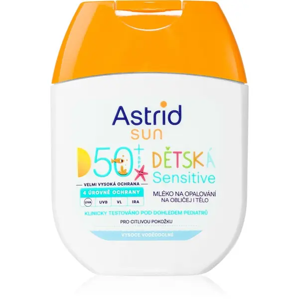 Astrid Astrid Sun детско мляко за тен SPF 50+ 60 мл.