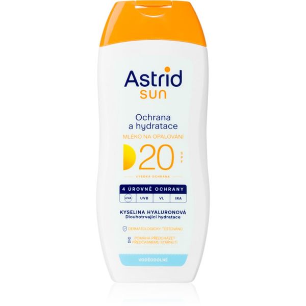 Astrid Astrid Sun мляко за загар SPF 20 с висока UV защита 200 мл.