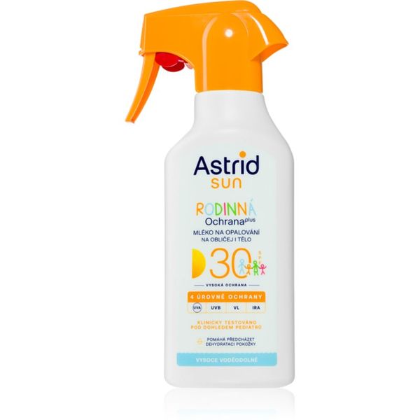 Astrid Astrid Sun мляко за загар в спрей SPF 30 270 мл.
