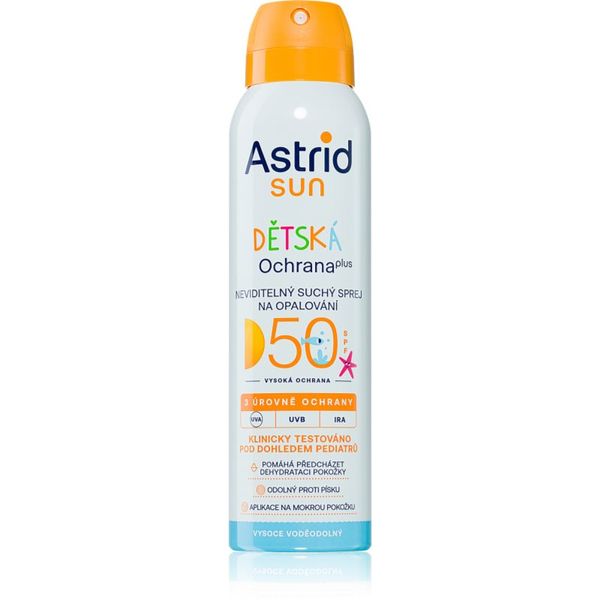 Astrid Astrid Sun невидим спрей за тен за деца SPF 50 150 мл.
