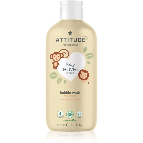 Attitude Attitude Baby Leaves Pear Nectar пяна за вана за деца 473 мл.